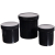 涂料广口直身瓶塑料瓶油墨罐HDPE涂料瓶黑色1502F2502F3002F5002F 黑色1000ml (带内盖)