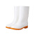苏识 雨鞋男士水鞋雨靴防滑防水水靴 中筒单层 (单位：双) 40 白色