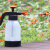久洁气压式喷壶园艺浇花喷雾瓶压力消毒喷雾器高压喷水壶1.2L透明