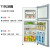 海尔(Haier) 冰箱小型双门 超薄直冷/节能直冷迷你二门智能电冰箱 118升双门节能直冷冰箱BCD-118TMPA