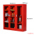 柯瑞柯林 微型消防站消防柜器材柜1600*1500*390mm 红色 1个 WXXFG08 企业定制