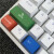 OIMGIKBC原装彩色通用oem机械键盘键帽PBT/高斯/FILCO/杜伽/阿米洛/AK PBT数字区内灰17键 透光 送 官方标配