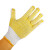 添盾 720g10针黄点塑纱线手套