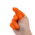 乳胶手指套  橘色带麻点 防护指套 橙色 100只装 2010 500g装