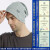 AJIACN爱家银纤维防辐射帽子头套包头帽屏蔽电磁波监控室机房辐射防护帽 女士离子银-灰色 均码