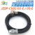 适用伺服电机编码器连接线SGMGV 7系列JZSP-CVP02-03-E 05 10-E 曲头(CVP02) 黑色 8m