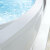 欧贝姿卫浴（oubeizi）欧式家用浴缸独立式小户型冲浪按摩恒温加热泡澡池成人亚克力浴池 顶配浴缸（彩灯泡泡+臭氧蓝牙） 1.40米