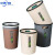 简约手提垃圾桶 卫生间厨房塑料垃圾桶办公室纸篓A 大号方形颜色随机发货
