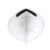 德国uvex1211耳戴式防雾霾口罩 男女成人KN95带呼吸阀 骑行透气白色独立包装粉尘防护口罩 耳戴式1211口罩20个（一盒）