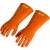 双安 25kV橡胶绝缘手套 带电作业用绝缘手套 橙色 均码