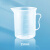 午励 烧杯 塑料计量杯 透明量杯烧杯 带刻度杯 测量杯容量杯 250ml 