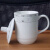 筏芯杯盖陶瓷杯盖子单盖通用办公会议室水杯茶杯盖子马克杯盖配件单售 白(单盖)