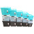 卉营（HUIYING）整理箱 1093款 无轮 蓝透明585mm*425mm*348mm 环保塑料 收纳箱 储物箱 /个 可定制