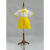 环保服装儿童时装秀六一儿童环保服装手工创意diy塑料袋男童子幼儿园时装走秀演出 黄色 西服套装 100cm