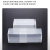 透明塑料伸缩盒长方形盒子钻头铣刀盒白钢车刀包装盒机床附件刀杆 26*100