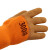 稳斯坦WST528 乳胶发泡手套(10双)劳保尼龙手套涂掌手套 黄色加厚