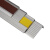 铝合金楼梯防滑条台阶踏步防滑条橡胶防撞压条金属护角收口条 SLK-45*21_胶条款(1米)