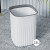 舒弗  带压圈方形垃圾桶 厨房卫生客厅清洁垃圾桶15L