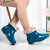 德国国产品质时尚短筒防水鞋雨鞋低筒雨靴女夏季厨房工作胶鞋防滑 蓝色单鞋标准码 37