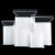 海斯迪克 透明PE自封袋 密封袋塑料包装袋 加厚16丝 14*20cm(100个) H-54
