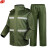 谋福 CNMF JL01 分体式雨衣 抢险救援便携式雨衣 消防户外骑行雨衣 军绿色 M-165