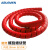ABLEMEN 阻燃电线电缆螺旋缠绕管 线缆装饰防冻保护绕套管红色 内径18mm 长10米