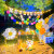 秀鸥户外露营野餐生日趴装饰氛围场景帐篷发光布置气球拍照背景 野餐气球套装-海报09款