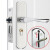 玥玛室内门锁卧室房门锁木门锁不锈钢可调节房间门锁旧门锁换新锁YM-KTS01（135）