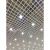 铝铁格栅集成吊顶装饰材料自装格子葡萄架天花板木纹塑料黑白网格 加厚铝白3.5厘米高15*15/支 含