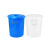 科威顿定制加厚大号塑料圆桶超大容量水桶储水用酿酒发酵带盖胶桶HKNA 升级加厚60L 蓝带盖 (装112斤水)