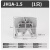 垣业  电压端排子接线端子导轨式对接通用端子组合JH1A-1.5 （1只）