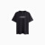 Calvin Klein【吸湿】CK运动24春夏男士字母印花纯棉跑步健身短袖T恤4MS4K169 001-太空黑 S