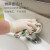 爱马斯(AMMEX)一次性手套乳胶加厚橡胶食品清洁检查防水防滑工作防护厨房劳保薄手套TLFCMDi44100中码