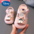 迪士尼（Disney）春夏季婴儿鞋子12个月软底3宝宝学步鞋2男女0幼儿防滑小童凉鞋1岁 小熊-粉色 内长12.0cm 15码