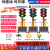 太阳能红绿灯可升降交通信号灯 驾校学校十字路口临时移动红绿灯 200-12-60型【固定立柱】