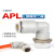 Y德客气动L型气管快速接头X-APL 46810-M5-01-02螺纹弯通气嘴 X-APL1201