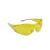 代尔塔 时尚款全贴合弧形整片式防护眼镜 黄色增亮 10个装  防雾防刮擦防紫外线防冲击 安全骑车眼镜101127