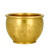 风水阁 黄铜米缸摆件铜缸聚宝盆百福桶家居装饰工艺品 黄金万两款N7