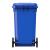 科力邦（Kelibang) 户外垃圾桶 大号加厚100L分类垃圾桶商用塑料环卫垃圾桶带盖物业翻盖果皮箱 KB1036 蓝色