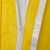 耐呗斯 化学连体防护服 防尘防液体喷溅隔离衣 双门襟单拉链 NBS4401T XL码 黄色 1件