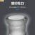 贝傅特 玻璃容量瓶 玻璃刻度容量瓶高硼硅玻璃密封透明棕色磨砂瓶口实验用品 透明20ML 