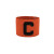 适用于袖标定做LOGO分队袖章队长c标定制色空白分组弹力带魔术 橙色C标