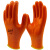 橙果PVC劳保手套浸胶耐磨挂胶防护防水防滑钢筋工男工作干活手套 12双橙果829白色PVC全挂的价格 M