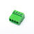插拔式接线端子 15EDGRK-3.81 2P-24P 光针座 单头小间距绿色端子 5P【10只】