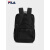 斐乐（FILA）男士背包2024春新款时尚双肩包商务休闲书包电脑包 正黑色BK XS