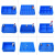 塑料螺丝工具整理收纳盒长方形盒子分格箱零件周转箱五金电子元件 无格 205*145*63