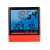 温度计湿度计时钟闹钟大屏温湿度计数字数显温度表办公测温计 HT201A电子温湿度计