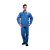 包健天兰华达呢工作服套装，防酸防静电抗油拒水，特种工作服定制宝蓝色BJ-1002 XL