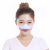 鼻罩雾霾PM2.5灰粉尘油烟花粉过敏夏季透气猪鼻子防尘口罩 男女通用 粉色鼻罩一个