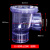 透明止回阀防臭返水倒灌50PVC止逆单向阀门厨房排水管110下水道 110透明止回阀（竖装）送胶水